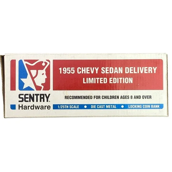 Liberty Classics Bank Car Diecast 1955 Chevy Nomad Sentry Hardware Ltd Ed - Picture 9 of 12